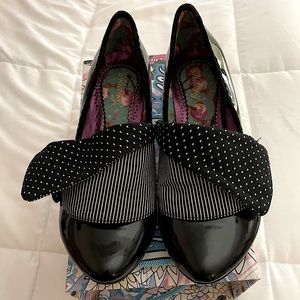 RARE Irregular Choice Flick Flack Low Stripes Dots
